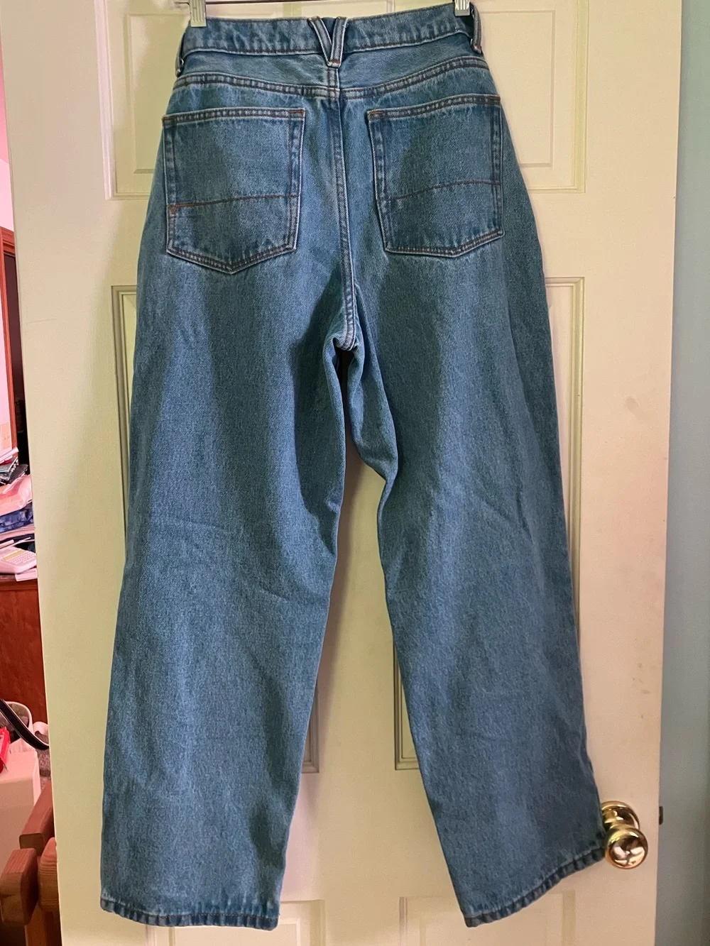 Vans Women’s Check 5 Baggy Jeans - Size 28 - Picture 2 of 3